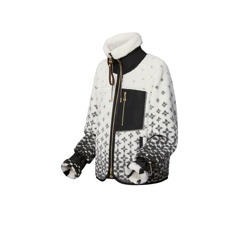 lv fuzzy jacket|Ombré Monogram Fleece Jacket .